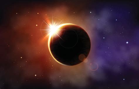 Solar Eclipse Concept 2743557 Vector Art at Vecteezy