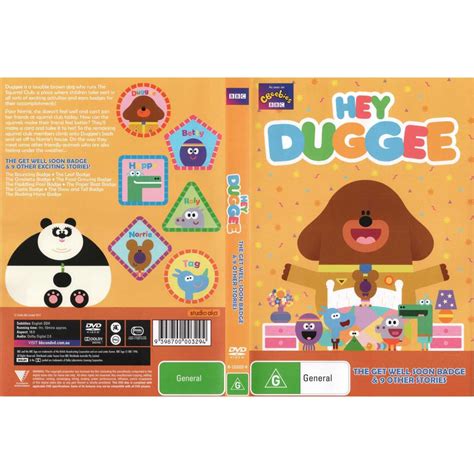 Hey Duggee Get Well Soon Badge Dvd