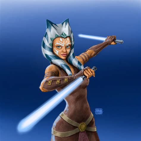 "The Mandalorian" fanart - Ahsoka Tano :: Behance