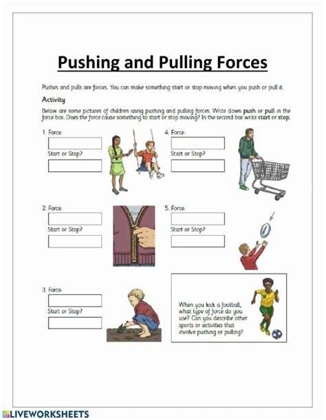 Push And Pull Factors Worksheet