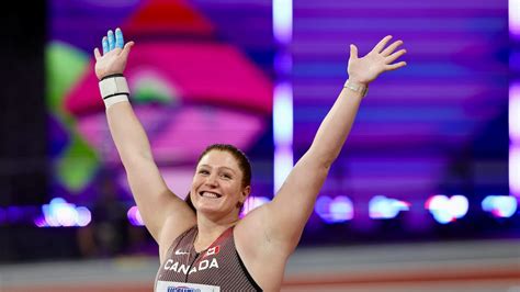 Sarah Mitton wins shot put gold for Canada at World Indoor Championships - Canadian Running Magazine