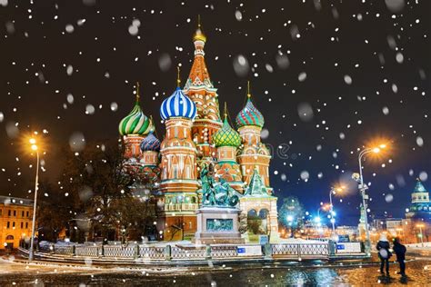 View of the St. Basil`s Cathedral Moscow Stock Image - Image of cold, culture: 85768799