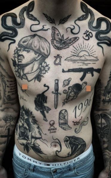 60 Amazing Patchwork Tattoos, Designs And Ideas - exploretheworls.com