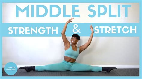 MIDDLE SPLIT FLEXIBILITY STRENGTH AND STRETCH: Improve Toe Touches and Second Leaps - YouTube