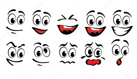 Cartoon faces Stock Vector by ©Iraidka 6018052