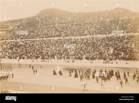 Greece, Attica, Athens, Opening ceremony of the 1896 Games of the I ...