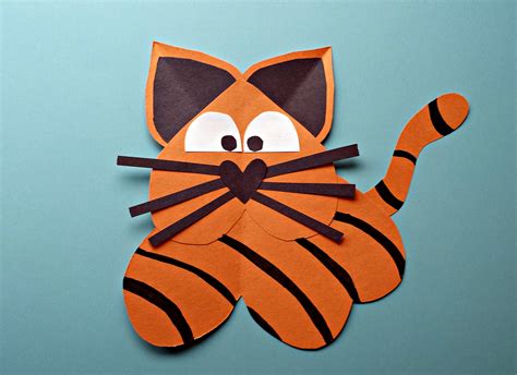 Heart Tiger Craft For Kids - Crafty Morning