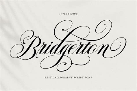 Bridgerton Font - FreeDaFonts