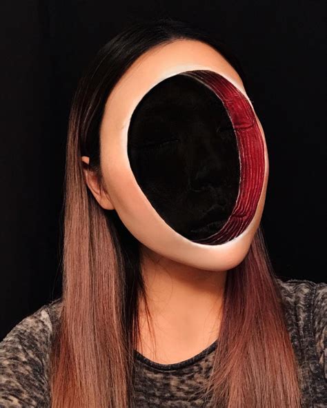 This Faceless Makeup by Mimi Choi Is the Scariest Optical Illusion Ever ...