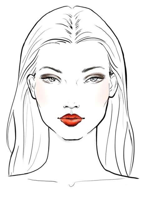 cara dibujo | Rostro de mujer dibujo, Dibujos de ... | Fashion illustration sketches face ...