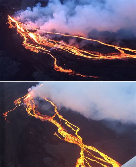 Hawaii Wing Provides Aerial View, Photos of Mauna Loa Eruption