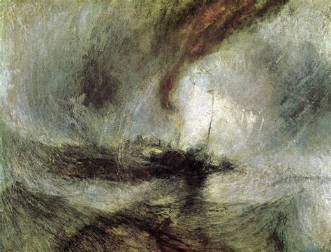 Snow Storm - Steam Boat off a Harbour's Mouth, c.1842 - William Turner - WikiArt.org