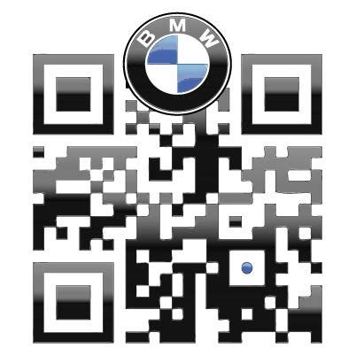 a qr code with the bmw logo on it