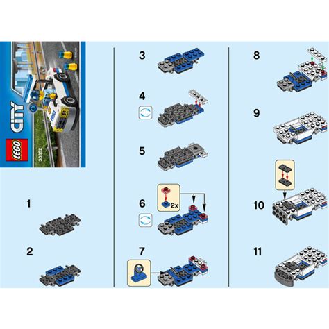 Lego Police Car Instructions / Police patrol car building instructions ...