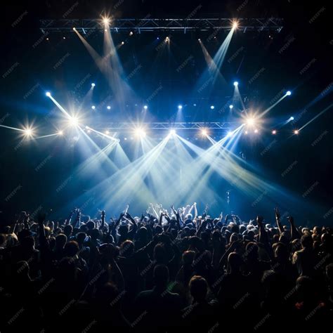 Premium AI Image | a large crowd of people at a concert