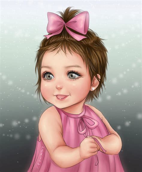 Cute Little Baby Girl by Mari945 on DeviantArt