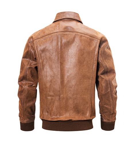 New Men's Warm Real Pigskin Air Force Leather Jacket Aviator Made Of ...