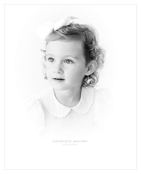 Kennedy | Heirloom Black and White Vignette Portraits - Courtney Malone ...