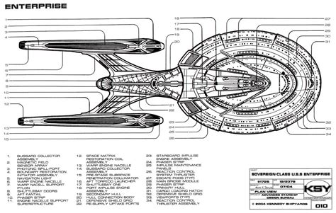 Starship Schematic Database Star Trek