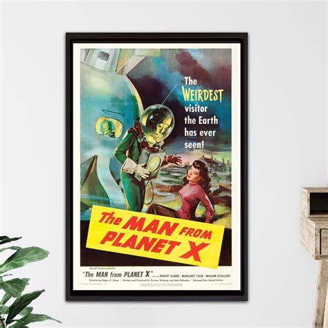 The Man From Planet X Poster - Dizaster In A Halo