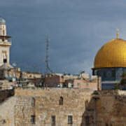 Israel, Jerusalem, Dome Of The Rock, Western Wall, Wailing Wall, Holy ...