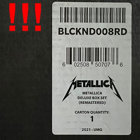 Club CD: Metallica - Metallica (Black Album) REMASTERED