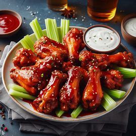 BBQ Sauce Wings (6 pieces) – Chick Fry