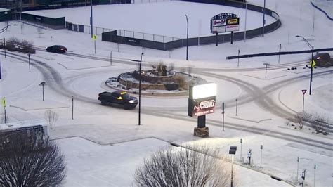 Snow coming down in Weatherford, Texas (January 2024) | wfaa.com