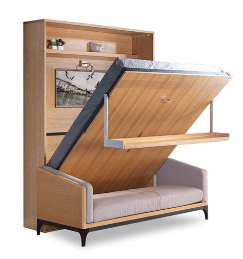 Pull Down Vertical Folding Single Bed Wall Bed Murphy Bed With Sofa ...