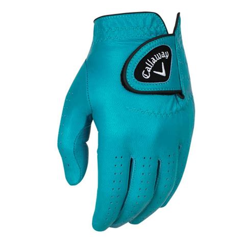 NEW Callaway Opti-Color Leather Aqua Blue Golf Glove Women's Left ...