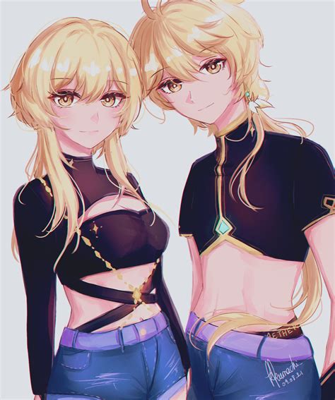 Lumine & Aether (twins twins ) : r/Genshin_Impact