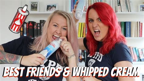 Whipped Cream Challenge: Best Friends edition (en) - YouTube