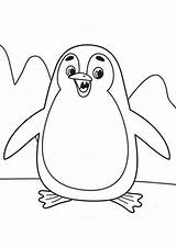 Coloring Pages Of Penguins For Preschoolers sketch template