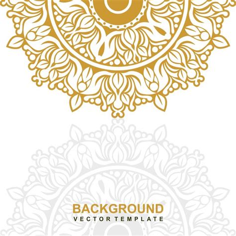 Premium Vector | Gold background with a circle and the number 1 on it.