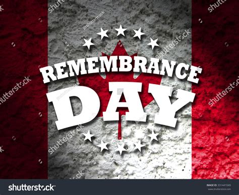 Remembrance Day Canada Banner Canadian Flag Stock Illustration 331441049 | Shutterstock