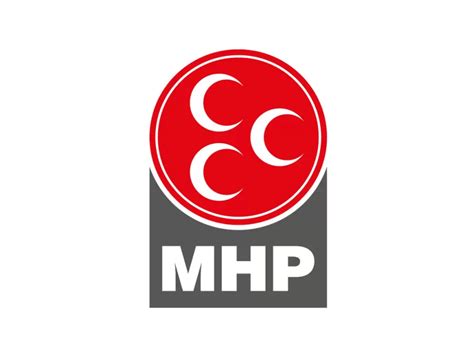 MHP Milliyetçi Hareket Partisi Dikey Logo PNG vector in SVG, PDF, AI, CDR format