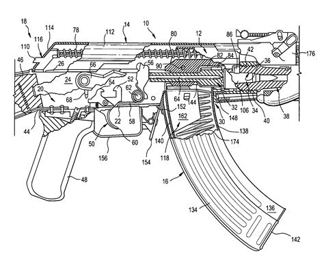 Ak 47 Exploded View Diagram Sketch Coloring Page