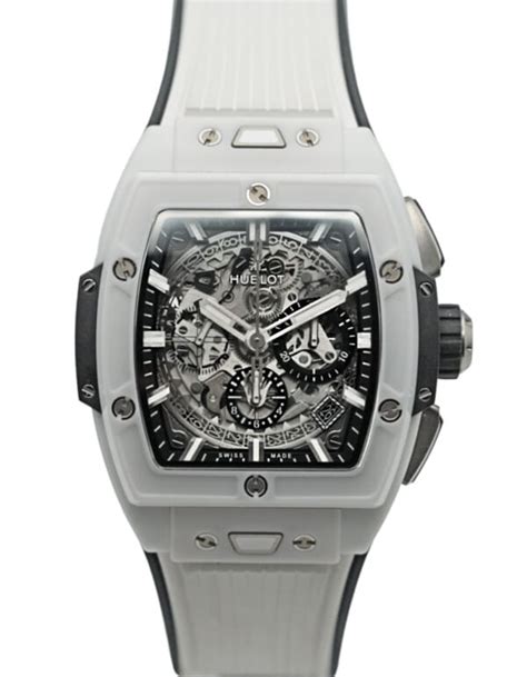 Hublot Spirit Of Big Bang 642.HX.0170.RX White Ceramic Skeleton Dial Rubber Strap 42mm - Luxury ...