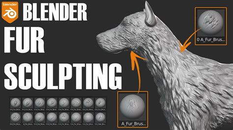 Blender sculpting fur. How to sculpt hair and fur in Blender? #blender - YouTube