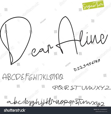 Hand Drawn Alphabet Uppercase Lowercase Font Stock Vector (Royalty Free ...