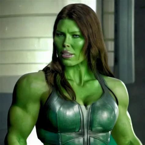 jessica biel as green skinned hulk, gamora, she - | Stable Diffusion ...