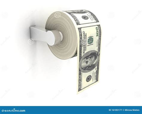 Expensive toilet paper stock illustration. Illustration of banknotes ...