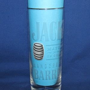 JACK DANIELS Barrel Glass Cocktail Barware Vintage Advertising - Etsy