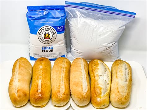 Tales of the Flowers: Bread Flour versus All Purpose Flour baguette taste test comparison