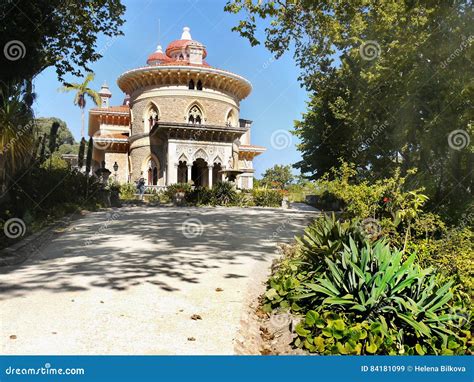 Monserrate Palace in Sintra, Portugal Editorial Stock Image - Image of ...