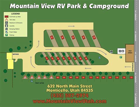 Mountain View RV Park & Campground - Monticello, Utah Canyon Country Camping