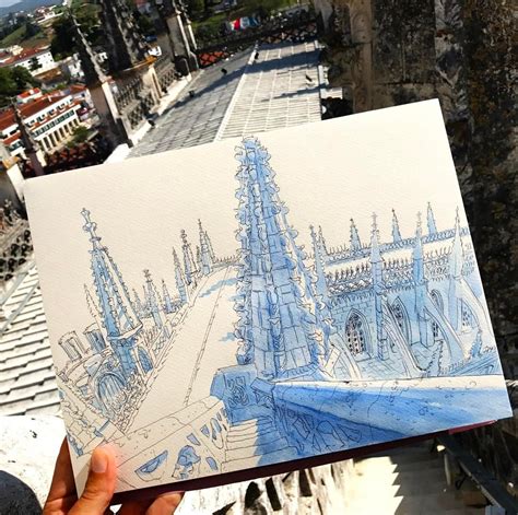 Mosteiro da batalha. Sketches from the highest tower!