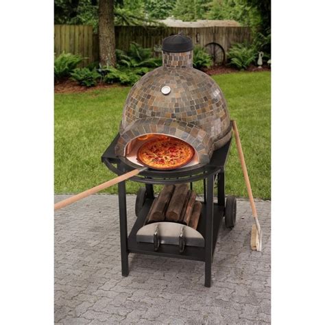 Shop Sunjoy Wood-Fired Pizza Oven - Free Shipping Today - Overstock.com ...