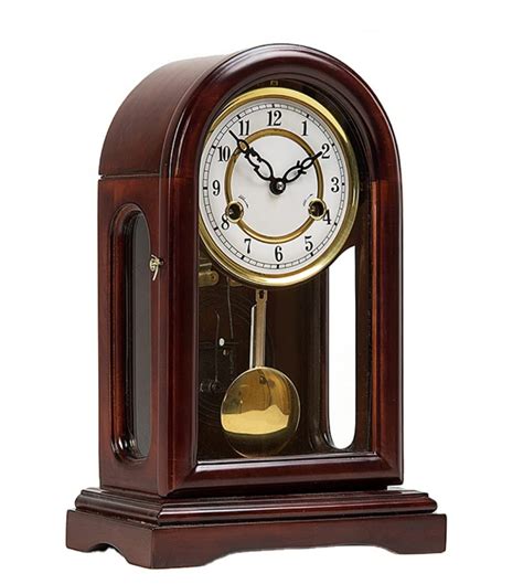 Buy GZCOS Olid Wood Mantel Clock, Vintage Pendulum Mantle Clock ...