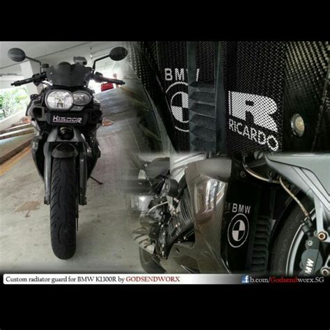 BMW K1300R - Custom radiator guard, and oil cooler guard by Godsendworx, Car Accessories on ...